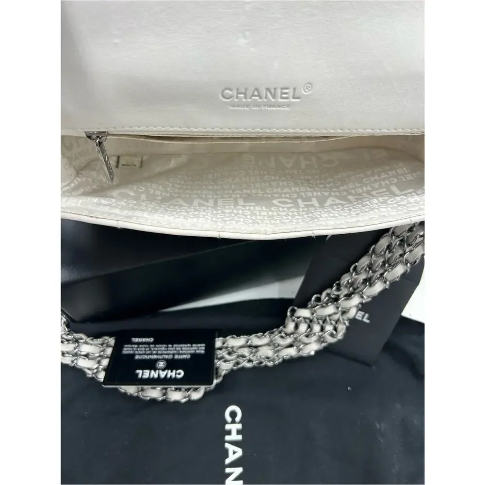 Women's vintage Chanel multi chain quilted flap bag made in Italy PRISTINE